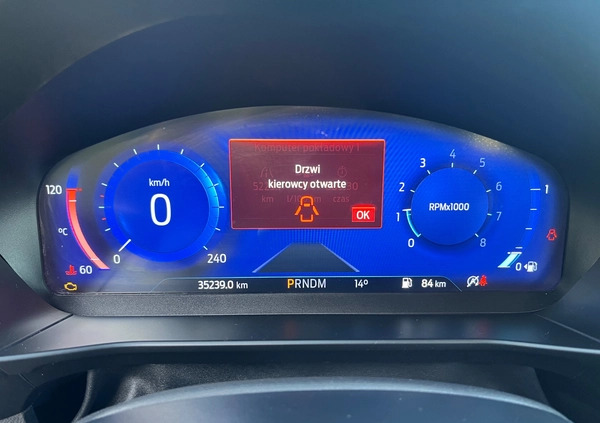 Ford Focus cena 55000 przebieg: 35000, rok produkcji 2021 z Słubice małe 172